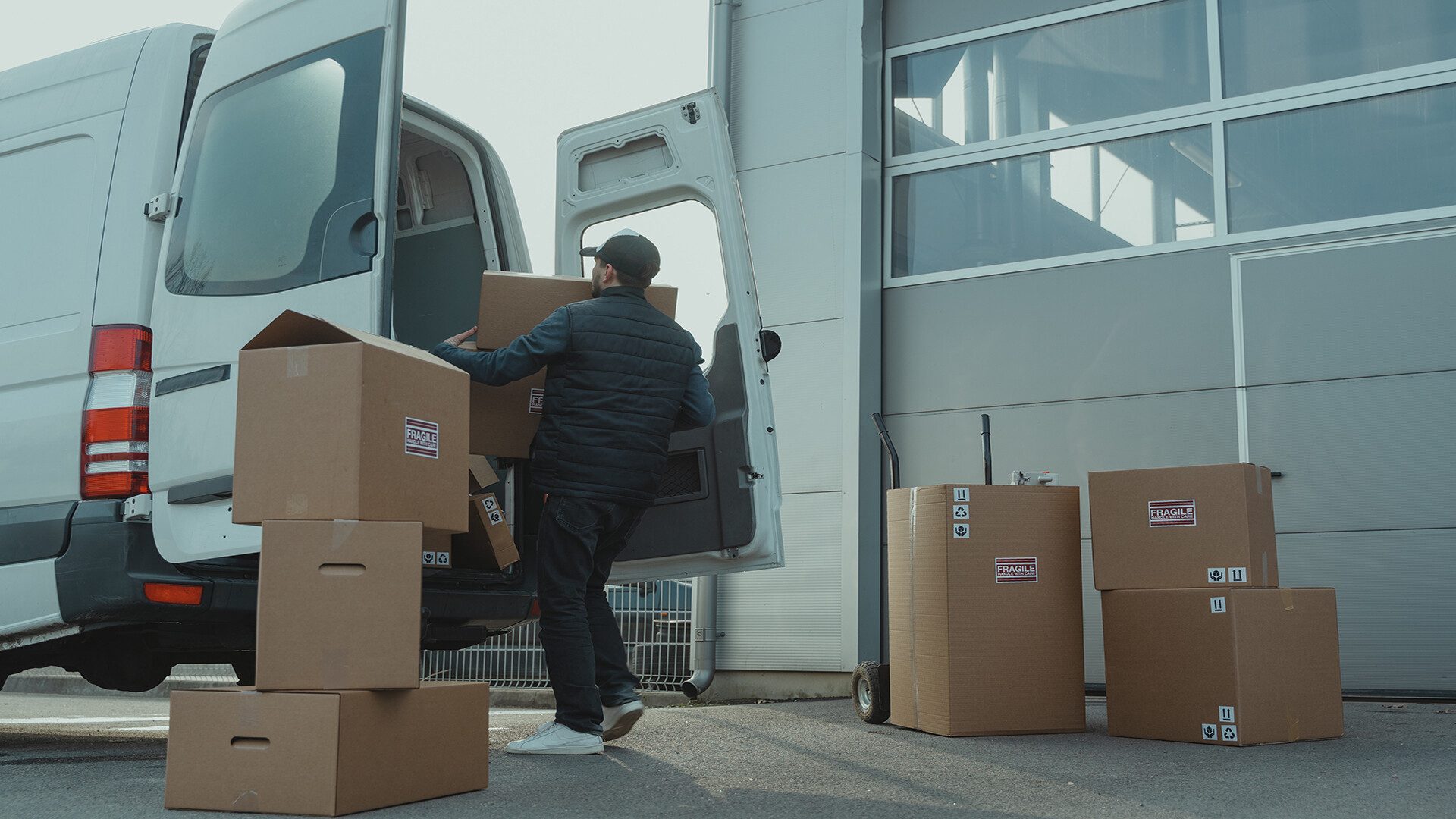 Loading a truck